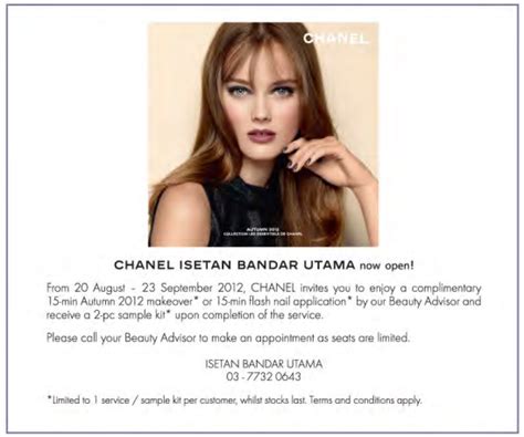 chanel bandar utama beige